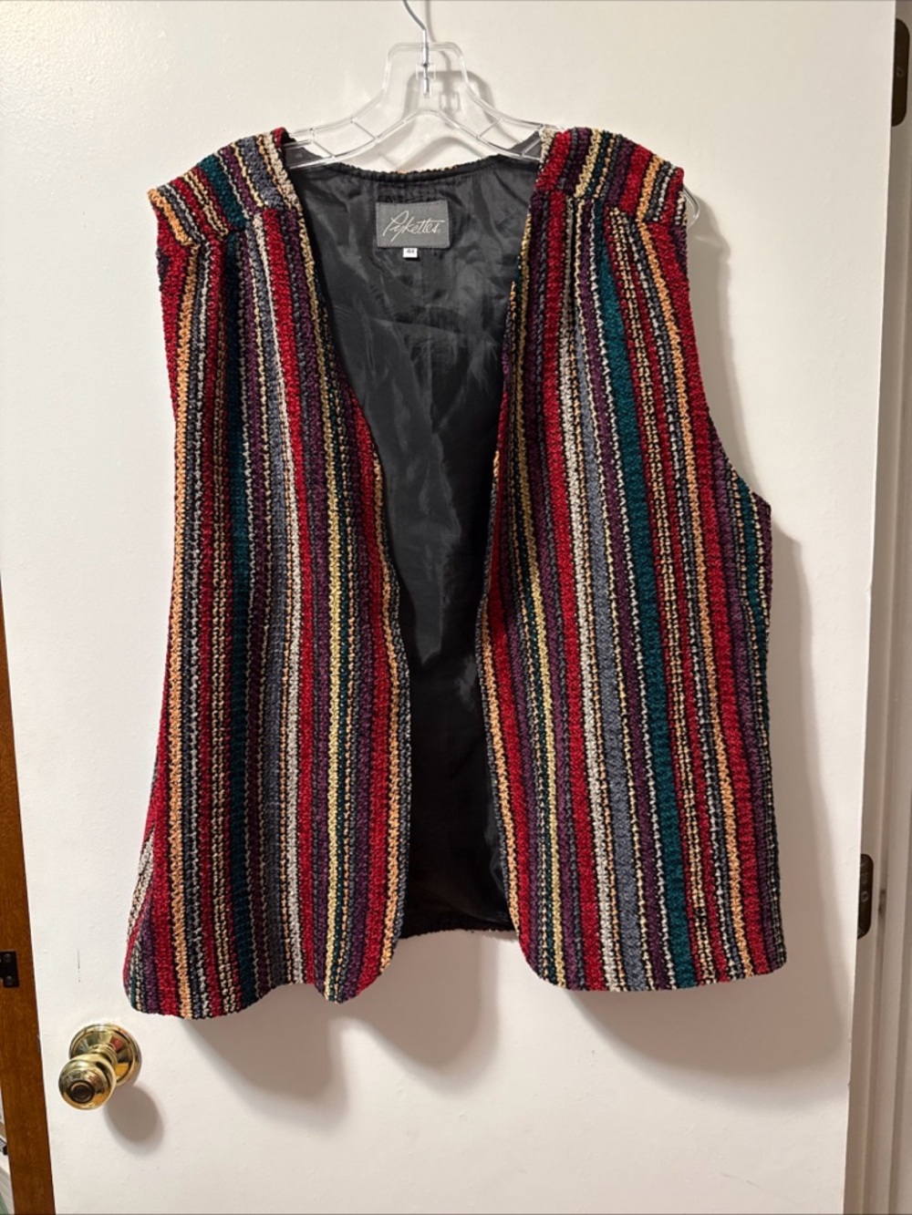 Palettes Women's Multicolor Striped Vest